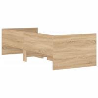 Bedframe met lades sonoma eikenkleurig 100x200 cm - thumbnail