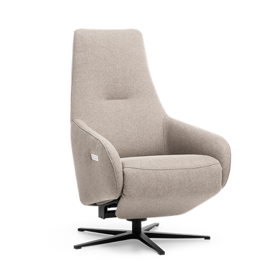 Sta-op Stoel A-100 Lichtbruin Stof Sta-op Stoel A-100 Lichtbruin Stof