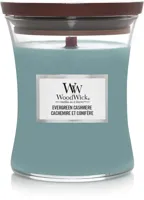 WoodWick evergreen cashmere medium candle - thumbnail