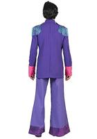 Neon Beatles jas heren paars - thumbnail