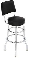Fender Blackout Backrest Barstool 30 inch (76 cm) barkruk met rugleuning - thumbnail