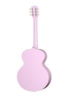 Epiphone Modern Collection J-180 LS Pink elektrisch-akoestische westerngitaar met koffer - thumbnail