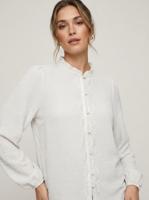 Only Onlmette Life Ls Loose Lace Top Wvn Blouse 4983469 Cloud Dancer - thumbnail