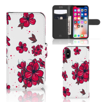 Apple iPhone X | Xs Hoesje Blossom Red - thumbnail