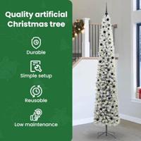 VidaXL Kunstkerstboom groen 300 cm pvc en staal en kunststof - thumbnail