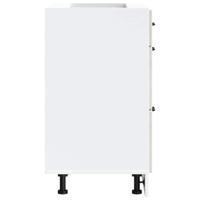 Keuken onderkast Lucca bewerkt hout betongrijs - thumbnail