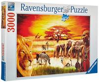 Puzzel 3000 stuks Massai Pride - thumbnail