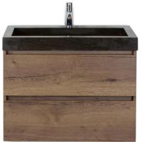 Maxx XL Badmeubelset 80 cm - Tabacco - Wastafel Lucca 1 Kraangat - thumbnail