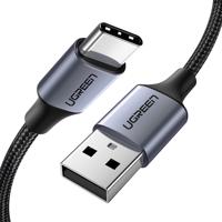 UGREEN 60126 USB-kabel USB-C stekker, USB-A stekker 1 m Zwart - thumbnail