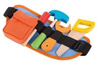 Jouéco gereedschapsriem hout, 9dlg. - thumbnail