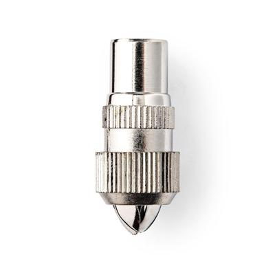 Nedis CSGP40922ME Iec (coax) -connector Female - 2 Stuks Metaal