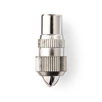 Nedis CSGP40922ME Iec (coax) -connector Female - 2 Stuks Metaal - thumbnail