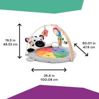 BABY EINSTEIN Zen's Activity Milestones speelkleed met houten staaf, multisensorisch speelgoed, vanaf de geboorte - thumbnail