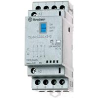 Finder 22.34.0.024.4340 Contactor 4x NO 24 V/DC, 24 V/AC 25 A 1 stuk(s) - thumbnail