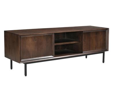 Livingfurn TV-meubel 'Ravenstein' Mangohout, 150cm, kleur Bruin