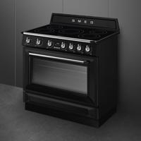 SMEG TR90IMBL Victoria Esthetisch Fornuis met Inductie Kookplaat - 90 x 60 cm - Zwart - thumbnail