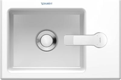 Duravit Vero Air Fontein 38x25x14 cm Rechthoek Keramiek Glanzend Wit - thumbnail