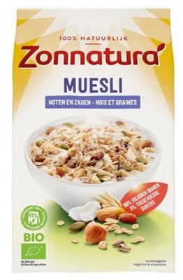 Zonnatura Bio Muesli Noten en Zaden 375 g bij Jumbo