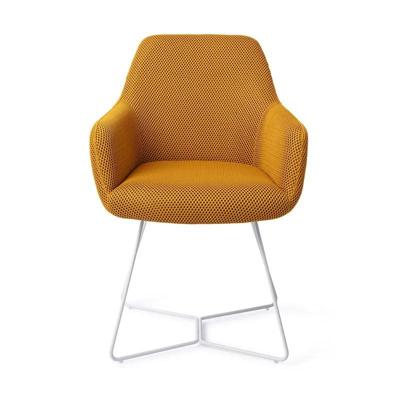 Jesper Home Eetkamerstoel 'Hiroo' Beehive White, kleur Groovy Garam