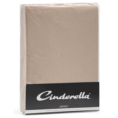 Cinderella topper hoeslaken jersey 180x200/210 taupe