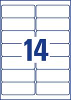 Etiket avery l7163 99.1x38.1mm wit 1400st - thumbnail