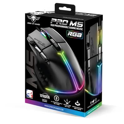 Muis Spirit of Gamer Souris Pro M5 Zwart