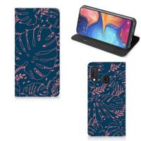 Samsung Galaxy A20e Smart Cover Palm Leaves - thumbnail