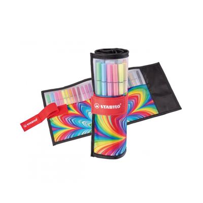 Stabilo pen 68 - viltstift - arty - rollerset met 25 stuks