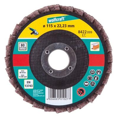 Wolfcraft Lamellenschijf | Met vlies | Grof | Ø115 x 22mm | 1 stuk - 8422099 Wolfcraft Lamellenschijf | Met vlies | Grof | Ø115 x 22mm | 1 stuk - 8422099