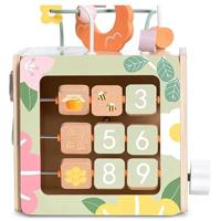 Classic World houten activiteitenkubus honingbij, 5dlg. - thumbnail