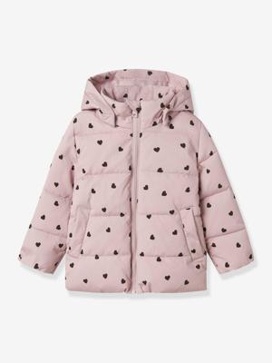 Gewatteerd donsjack met capuchon voor meisjes NAME IT paars