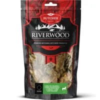 Riverwood Hondensnack lamlong trainers 100g - thumbnail