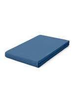 Schlafgut Schlafgut Pure Jersey Hoeslaken S - 90x190 - 100x220 615 Blue Mid - thumbnail