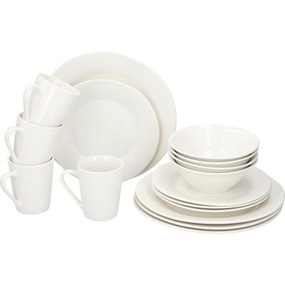 Alpina Serviesset 16-Delig - Servies voor 4 Personen - Wit Alpina Serviesset 16-Delig - Servies voor 4 Personen - Wit