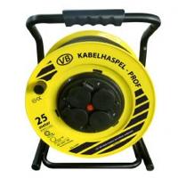 KabelHaspel 25 meter 3x1,5mm² H07 neopreen snoer met thermische beveiliging Prof - thumbnail