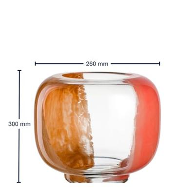 Leonardo Cipria Vaas 26 cm apricot/salm Leonardo Cipria Vaas 26 cm apricot/salm
