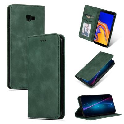 Retro huid voelen Business magnetische horizontale Flip lederen case voor Samsung Galaxy J4 plus 2018 & J4 Prime (Army Green) Retro huid voelen Business magnetische horizontale Flip lederen case voor Samsung Galaxy J4 plus 2018 & J4 Prime (Army Green)
