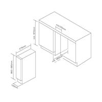 Vinotheek Candy CCVB 15/1 Zwart - thumbnail