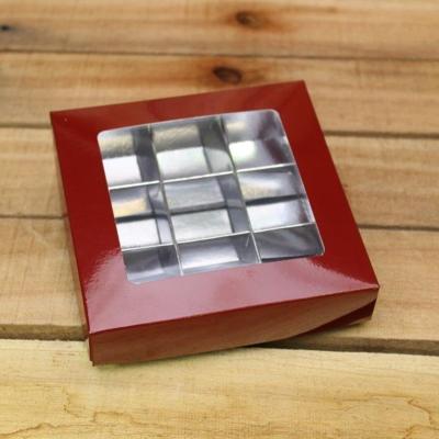 Bonbon doosjes - Chocolade doosje - Bordeaux 172 basic - 24 stuks