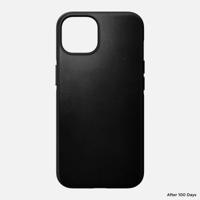 Nomad Modern Horween lederen hoesje iPhone 14 - Black - thumbnail