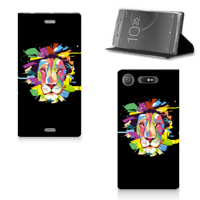 Sony Xperia XZ1 Magnet Case Lion Color - thumbnail
