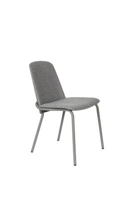 Zuiver Eetkamerstoel 'Clip' Stof, kleur Grijs Zuiver Eetkamerstoel 'Clip' Stof, kleur Grijs