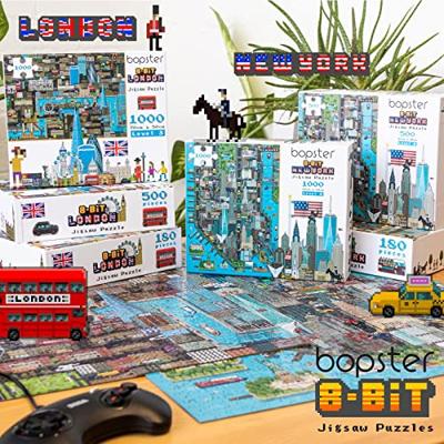 8-Bit Pixel Puzzle London Level 3 1000 Pieces