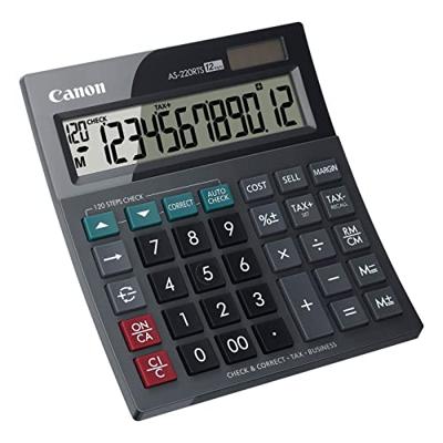 Canon AS-220RTS calculator Desktop Rekenmachine met display Zwart