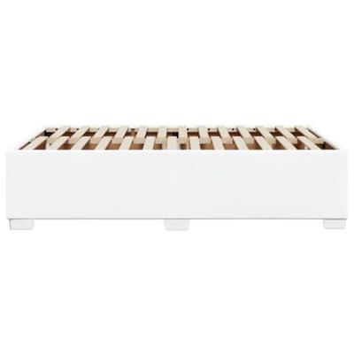 Bedframe zonder matras 120x190 cm kunstleer wit
