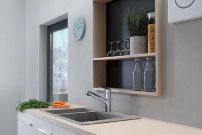 Hansgrohe Focus M42 ééngreeps keukenmengkraan 150 met uittrekbare uitoop, chroom