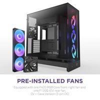 ATX Semi-toren doos NZXT CM-H92FB-R1 Zwart - thumbnail