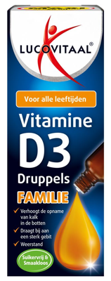 Lucovitaal Vitamine D3 Familie Druppels Lucovitaal Vitamine D3 Familie Druppels