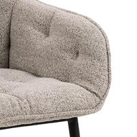 Sohome Eetkamerstoel 'Milly' Bouclé, kleur Beige - thumbnail