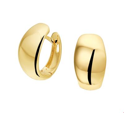 TFT Klapcreolen Geelgoud Glanzend